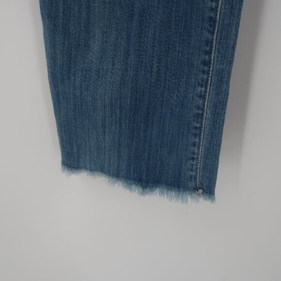 Current/Elliott Straight Leg Distressed Jeans Size 30 - Picture 7 of 9